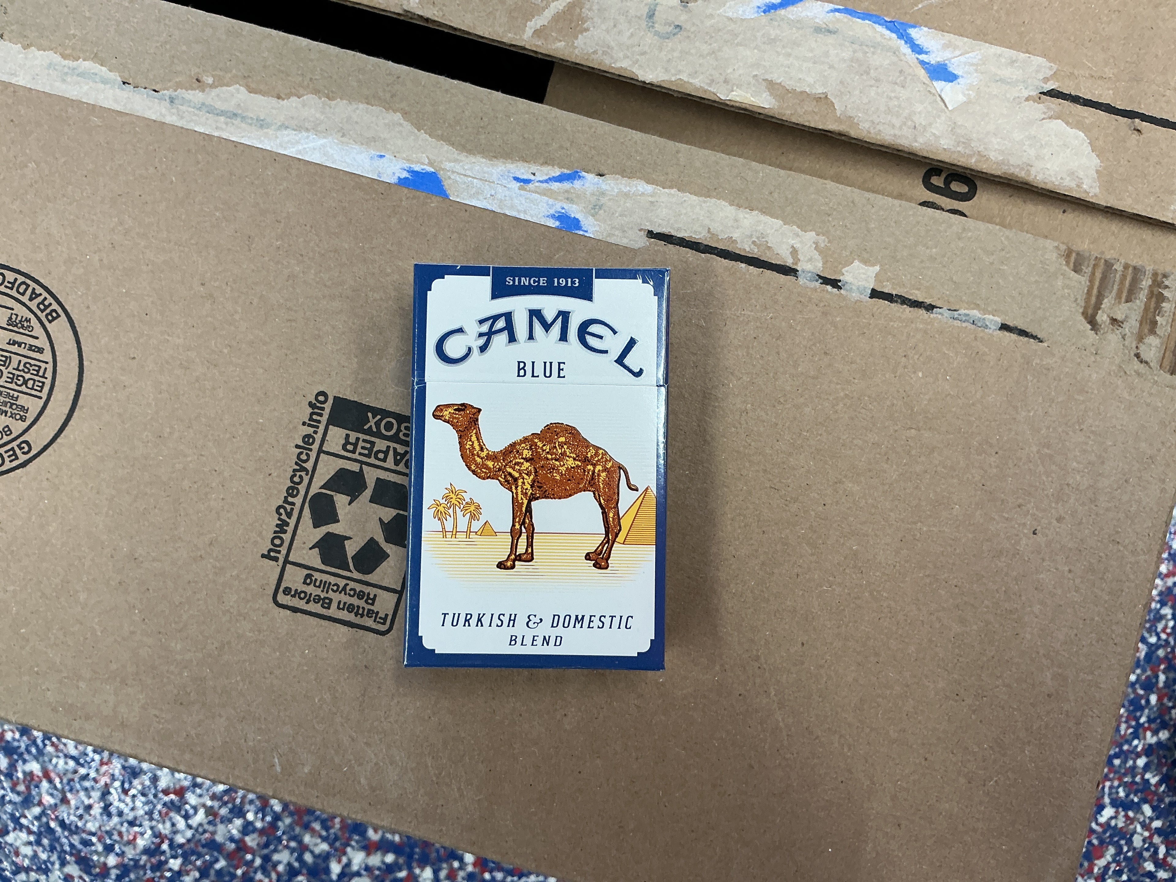 Camel Reg Blue 85 Box