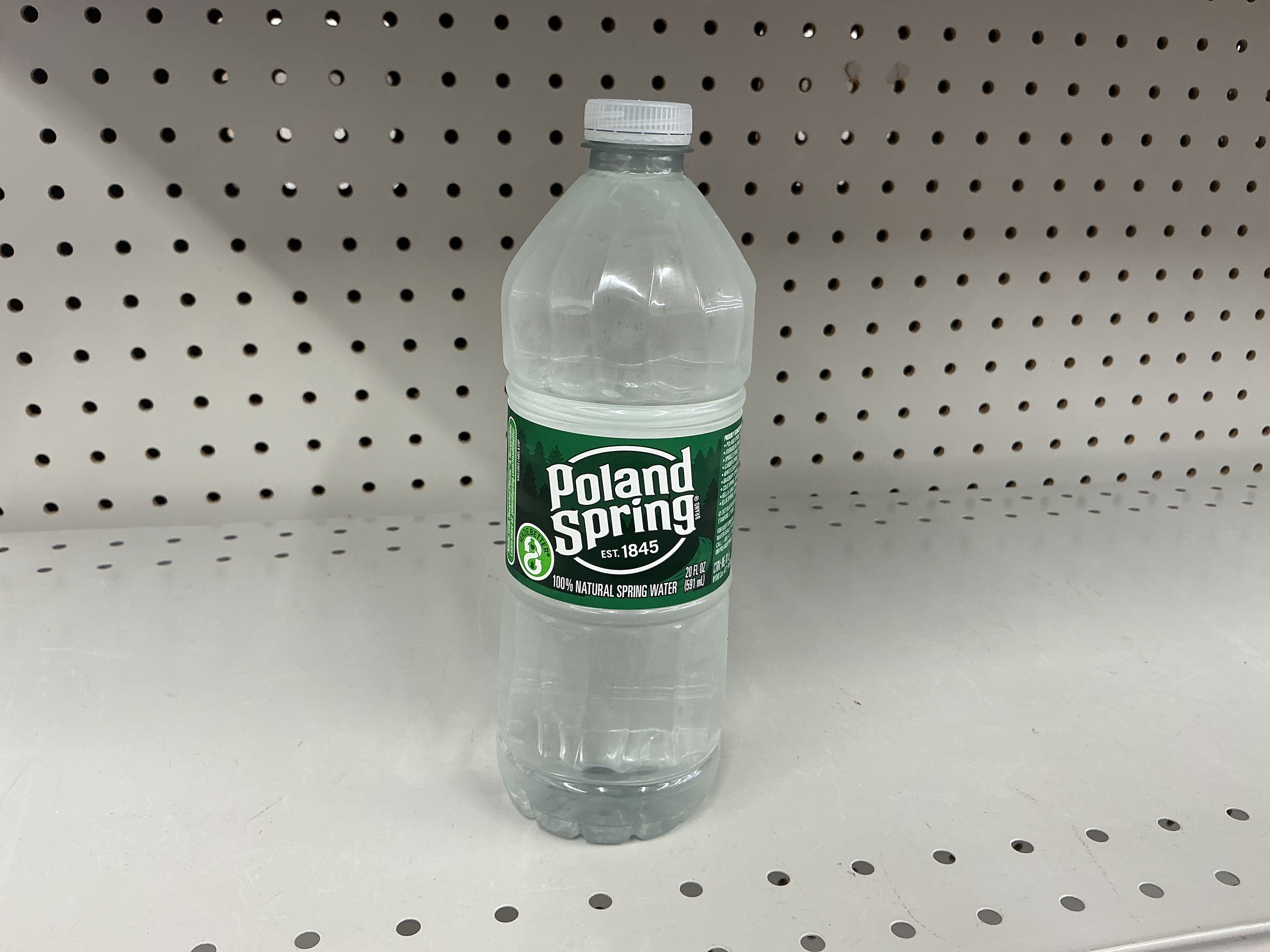 Poland spring water bottle (20 oz)