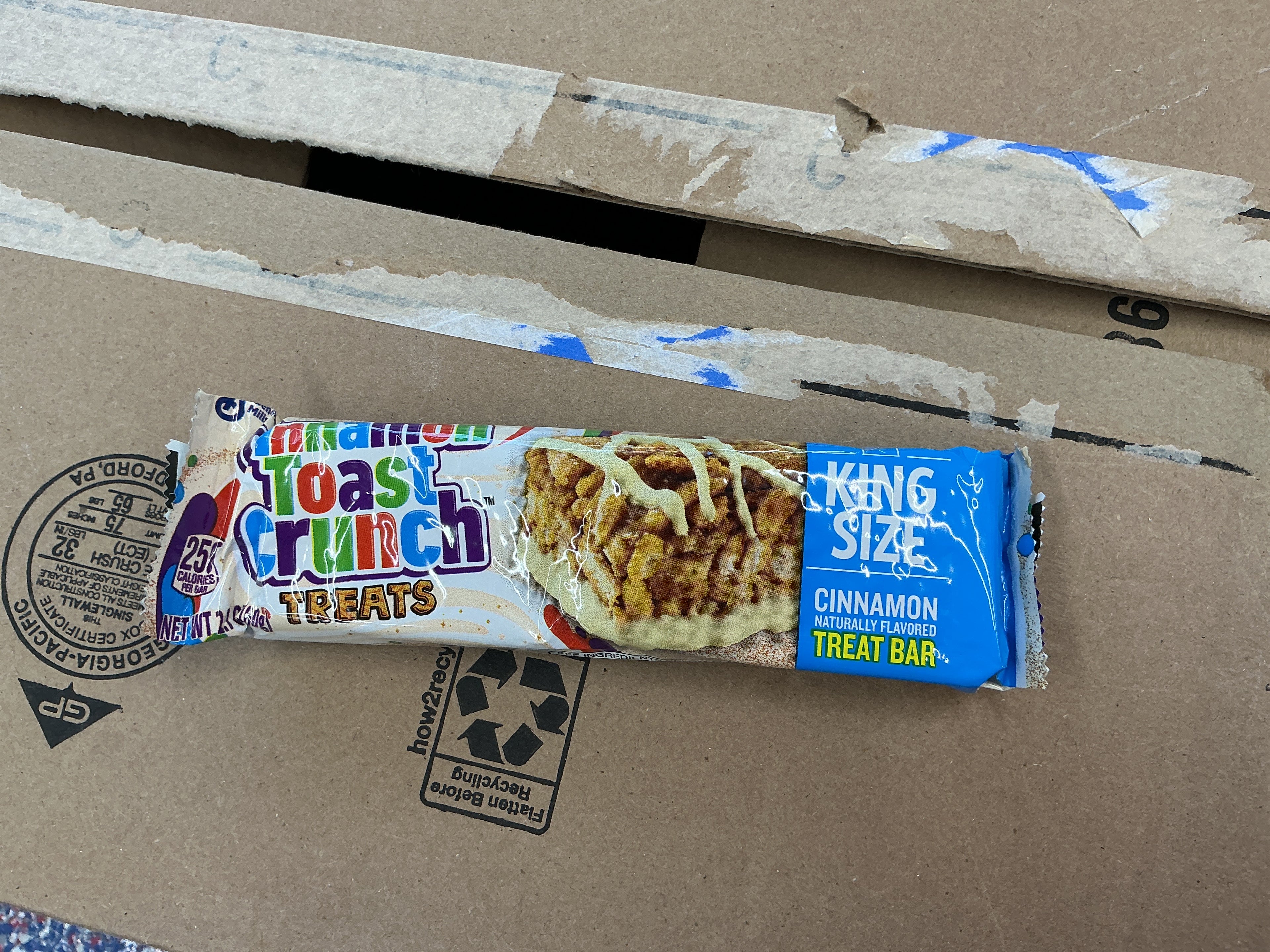 Cereal bar - Cinnamon Toast Crunch