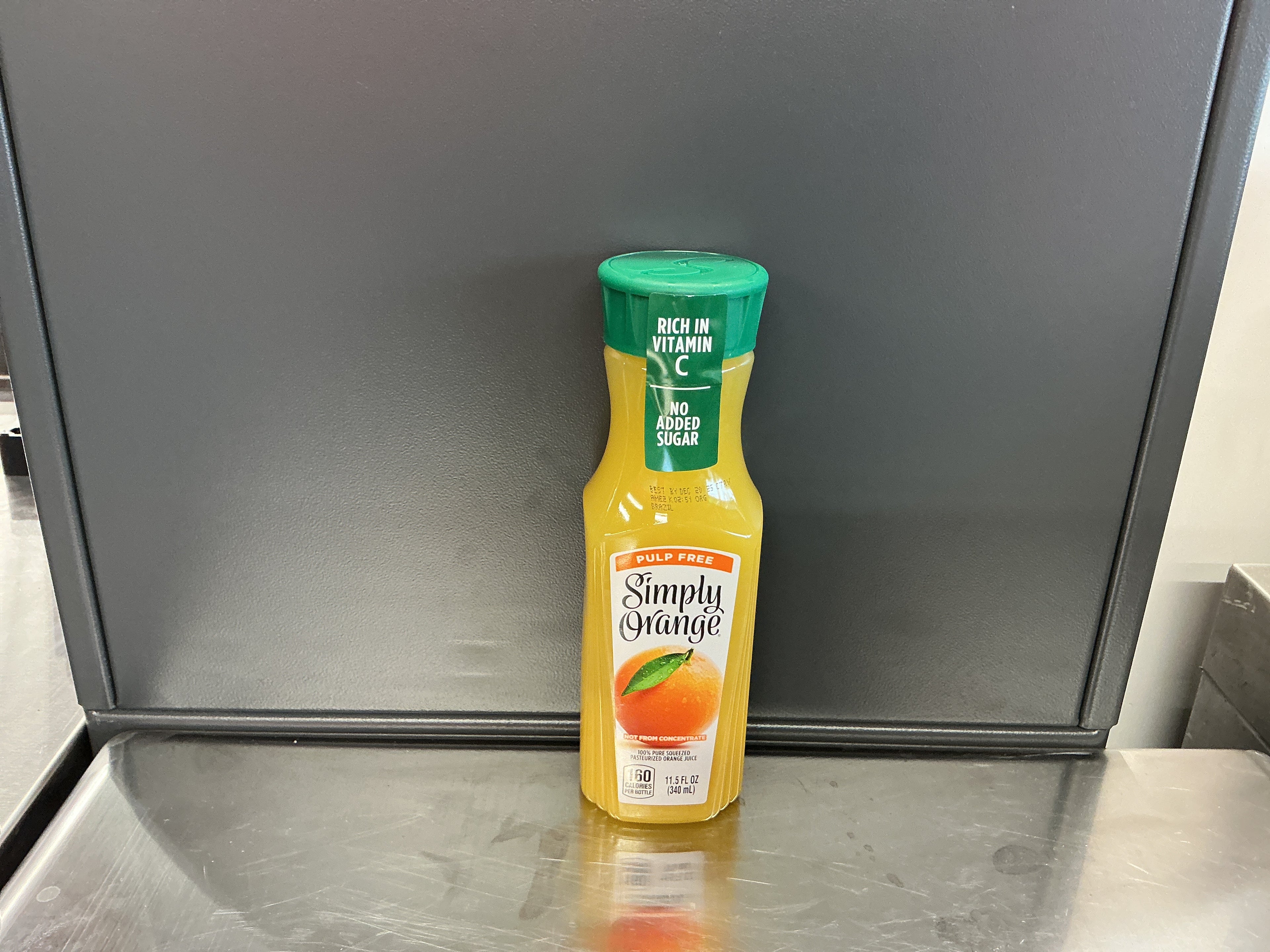 Simply orange juice pulp free 11.5oz