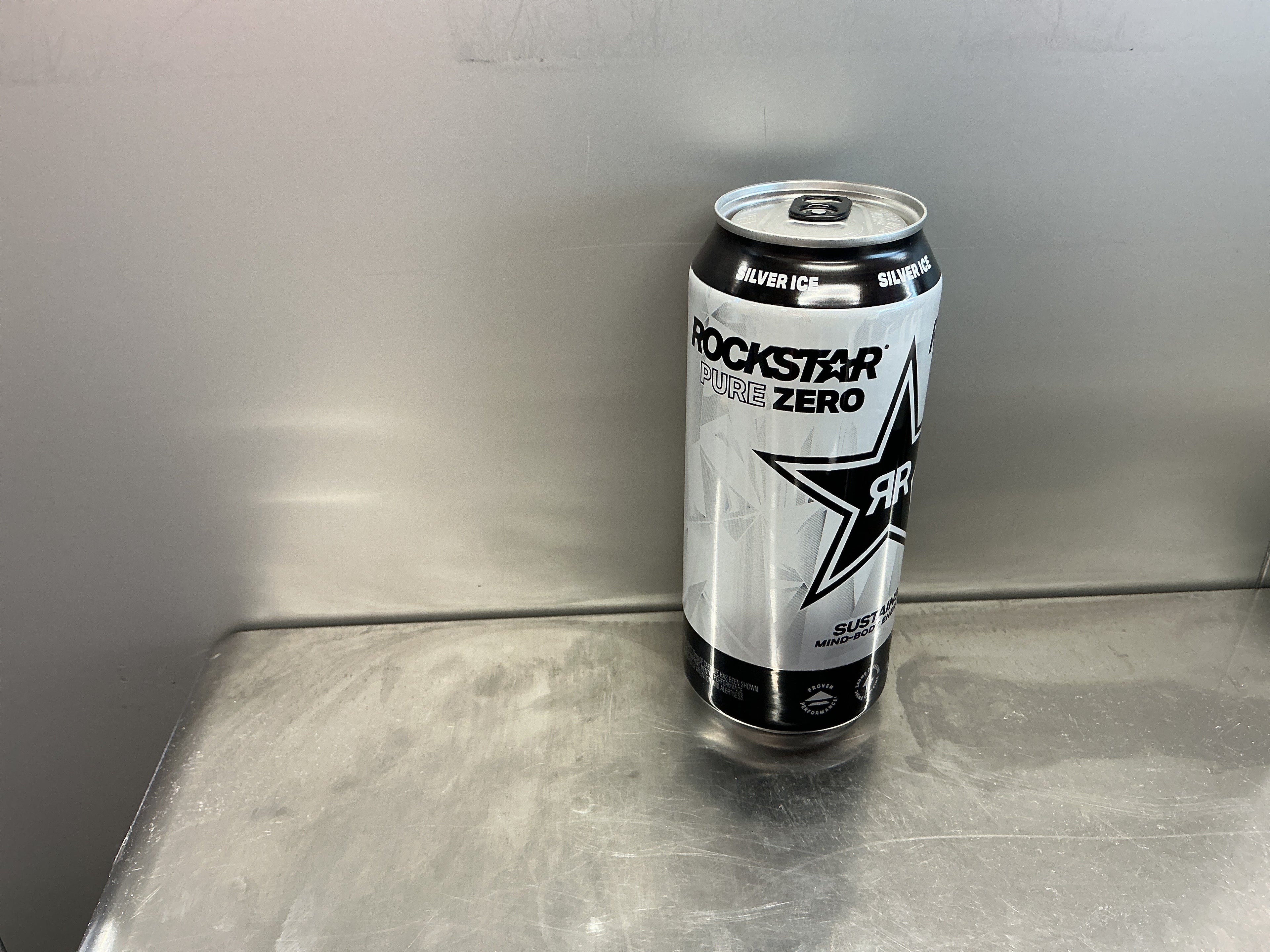 Rockstar Pure Zero silver ice 16oz