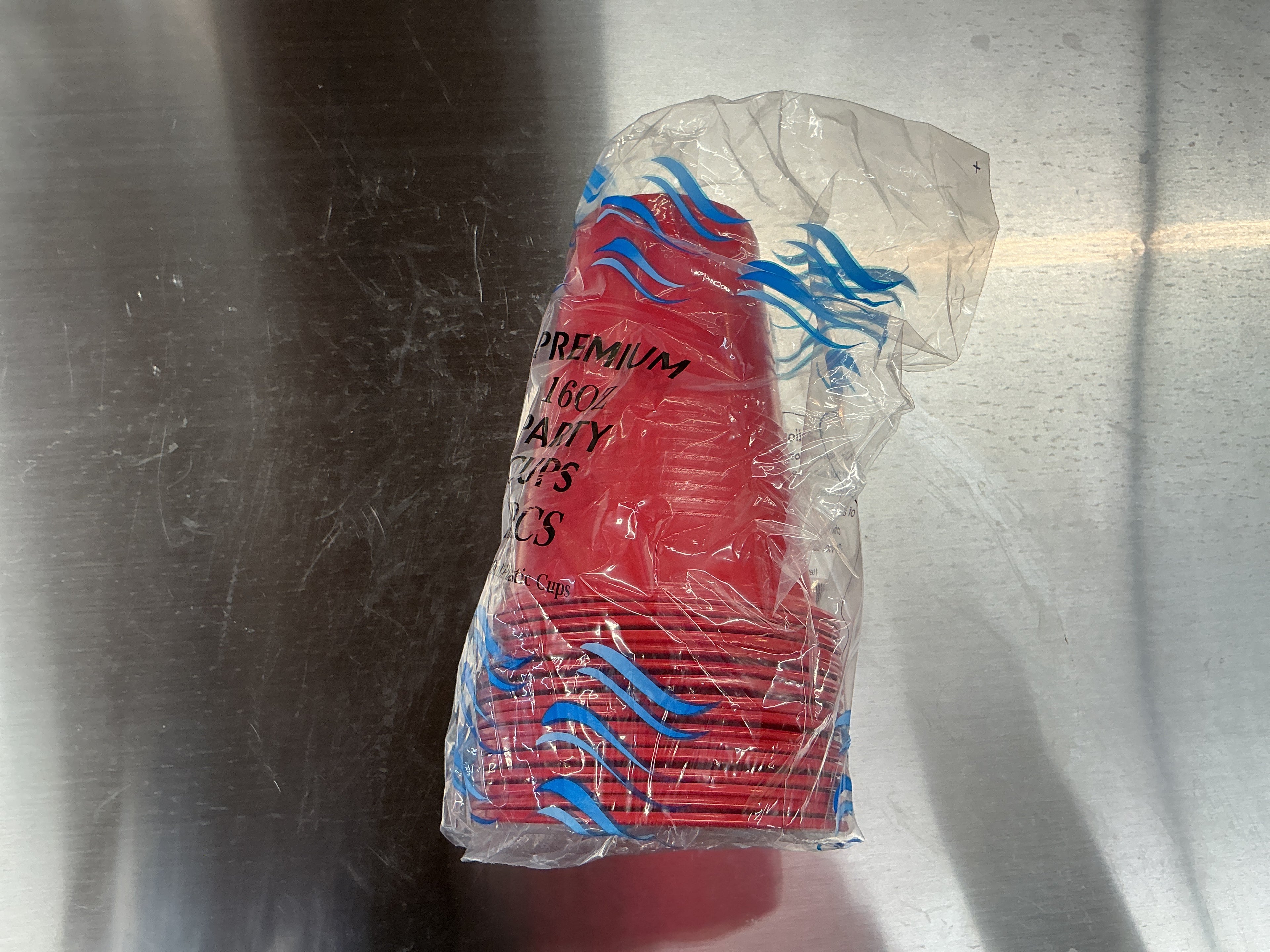 Plastic red party cup 16ct