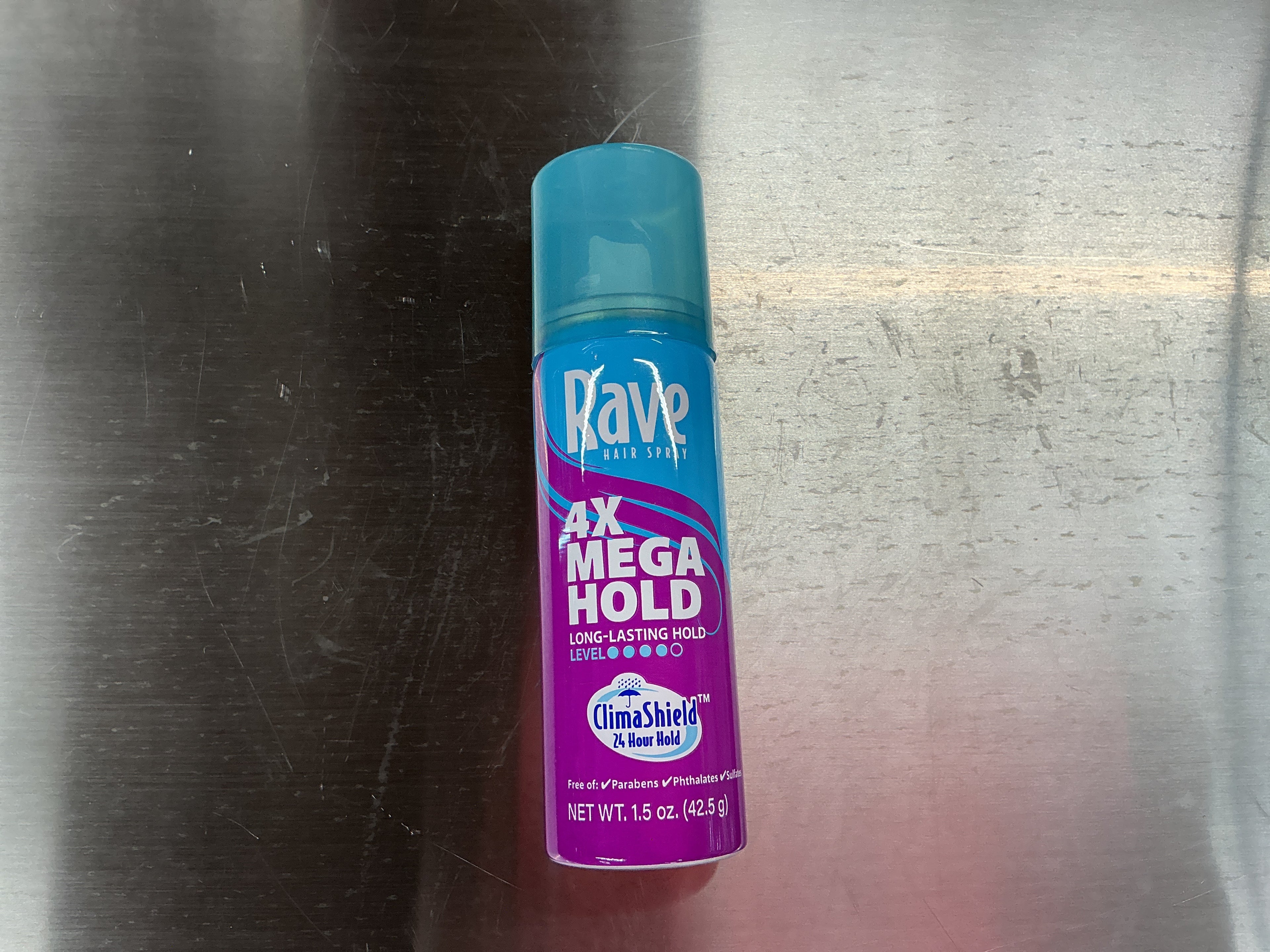 Rave mega hair hairspray 1.5z